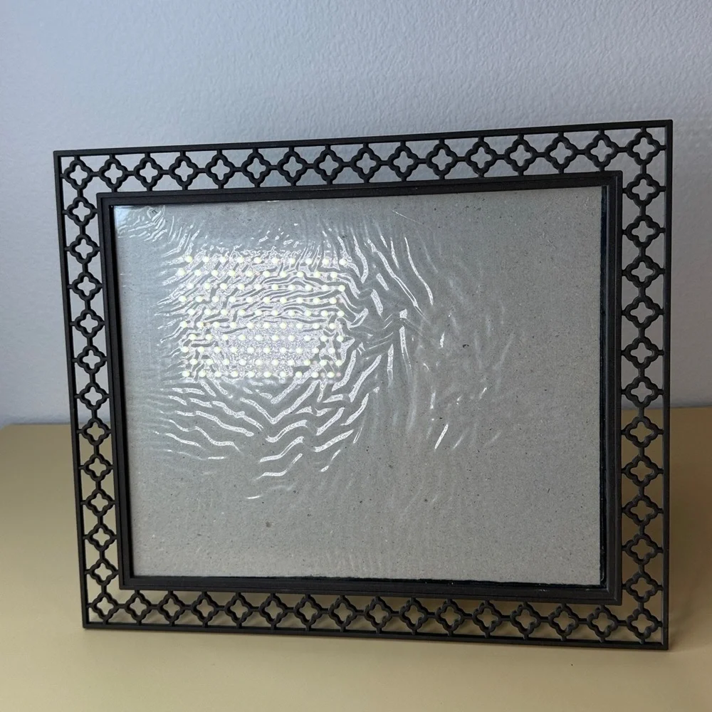 NWT Iron Dark Brown Tone Decorative Frame